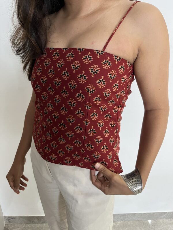 Red cotton top - Image 3