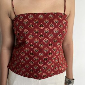 Red cotton top